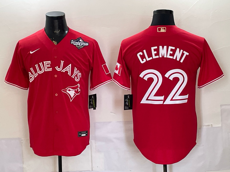Men 2026 Toronto Blue Jays #22 Clement red Game Nike MLB Jersey 0904004